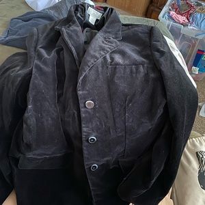The Children’s place black velvet boys blazer